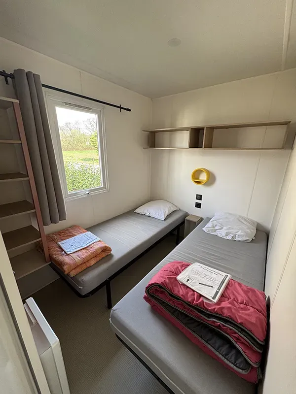 mobile home 2 chambres 4 couchages